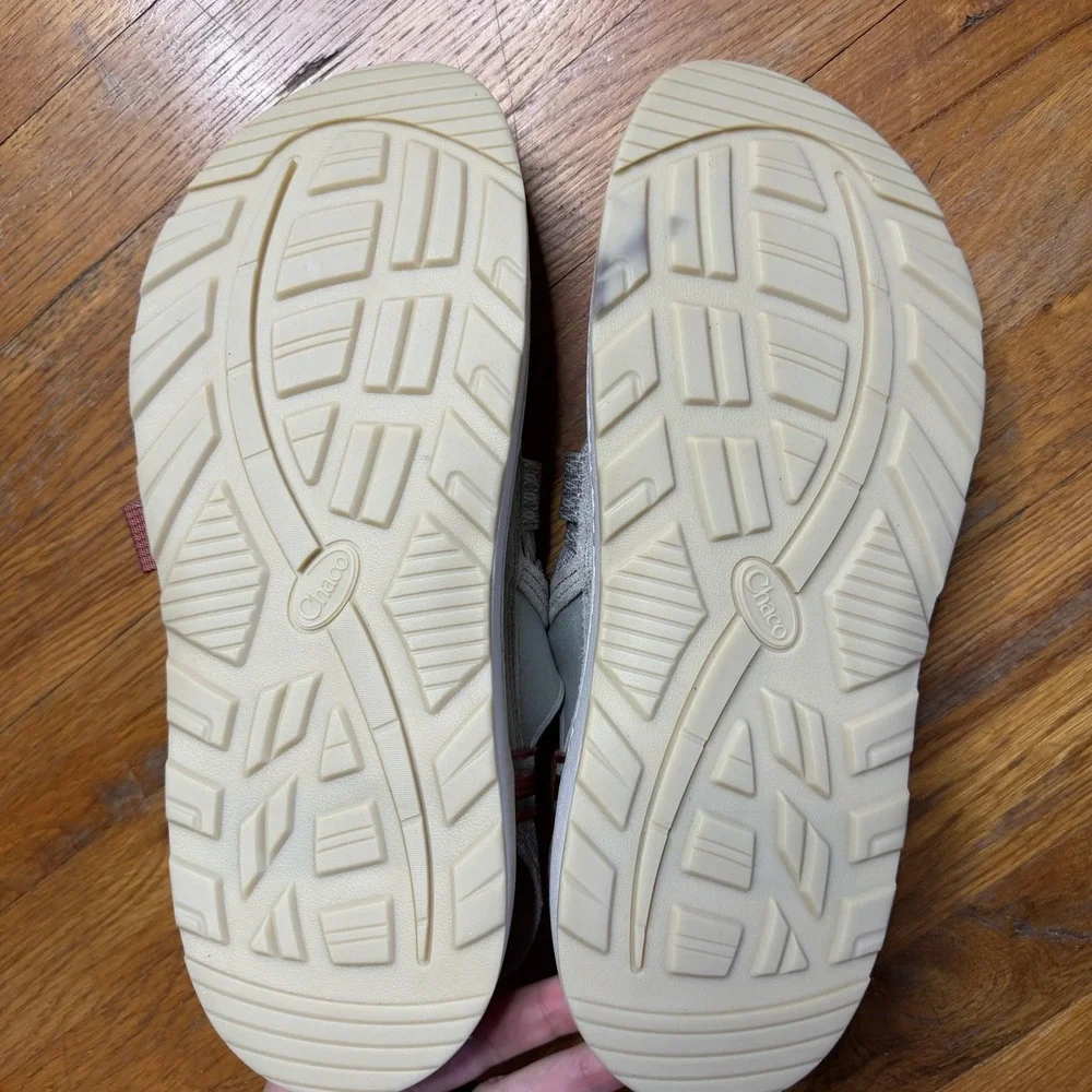 Chaco Canyon Woven Clog Mens 14 Hut Fungi Beige Kaki Suede Sandals BOHO